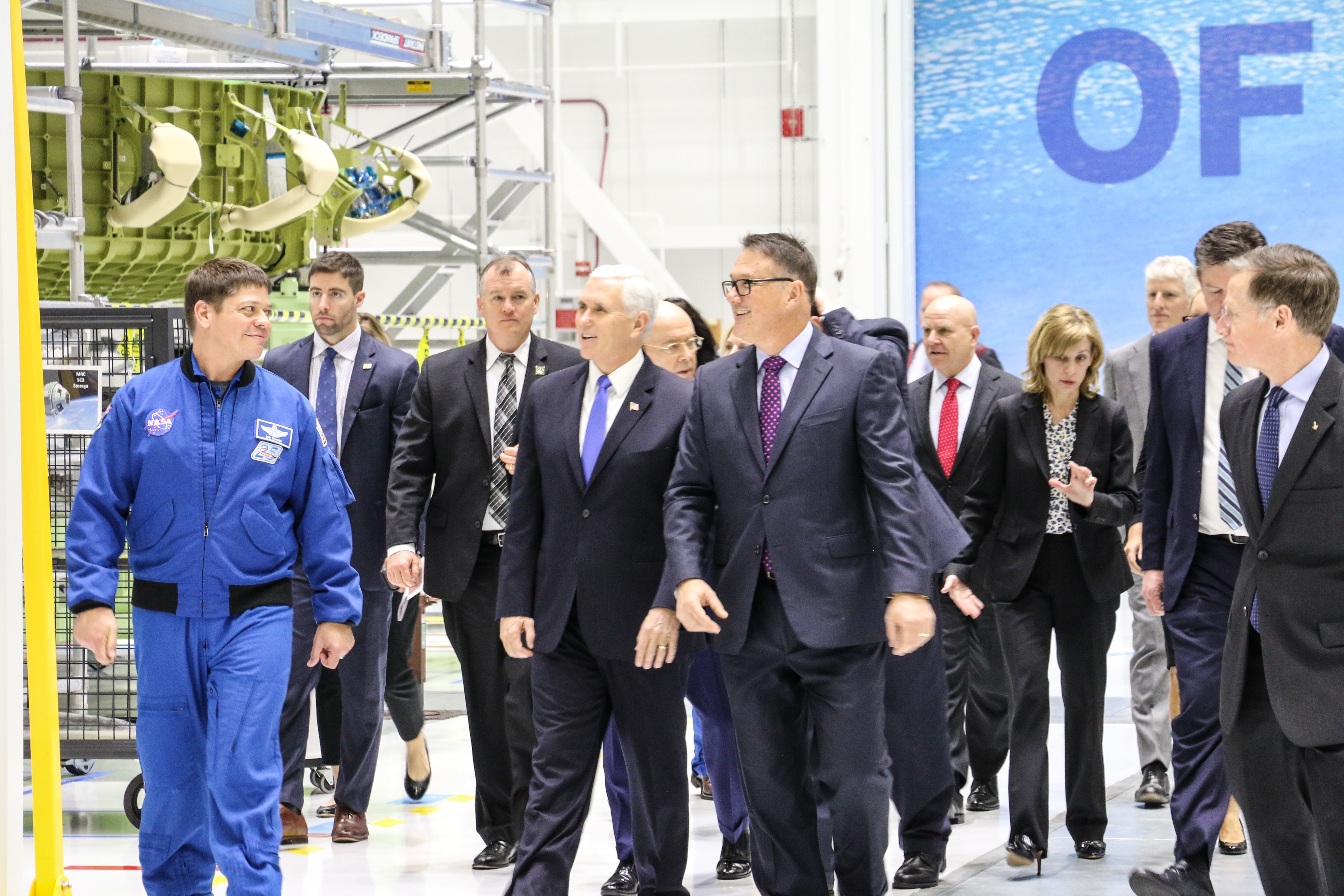 Vice President Mike Pence recently visited Florida and toured Boeing's facilities