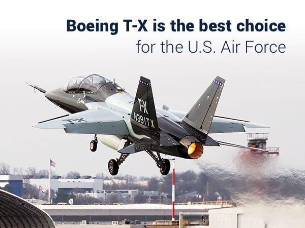 Boeing T-X is the best choice for the U.S. Air Force