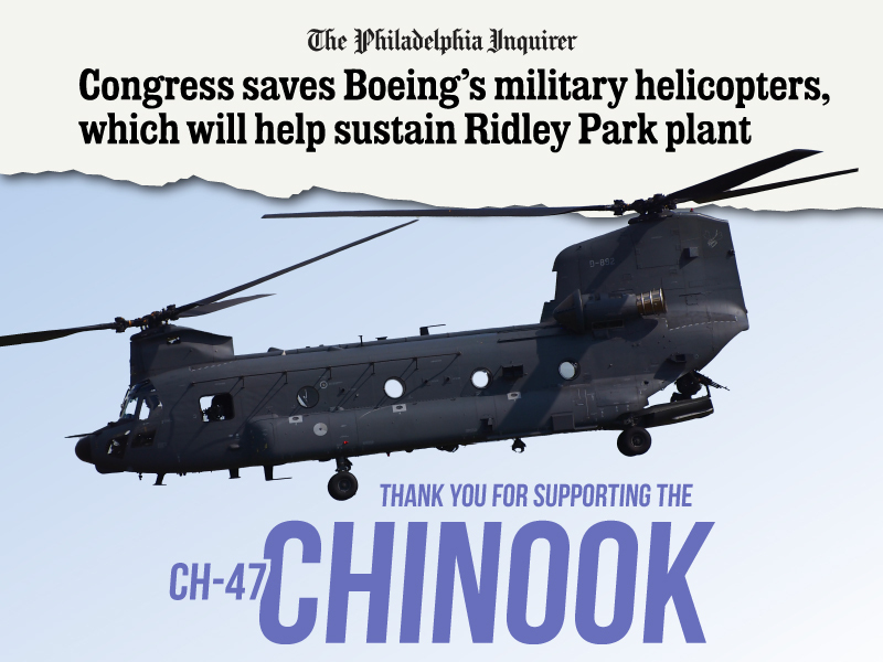 Thank you for supporting the Chinook
